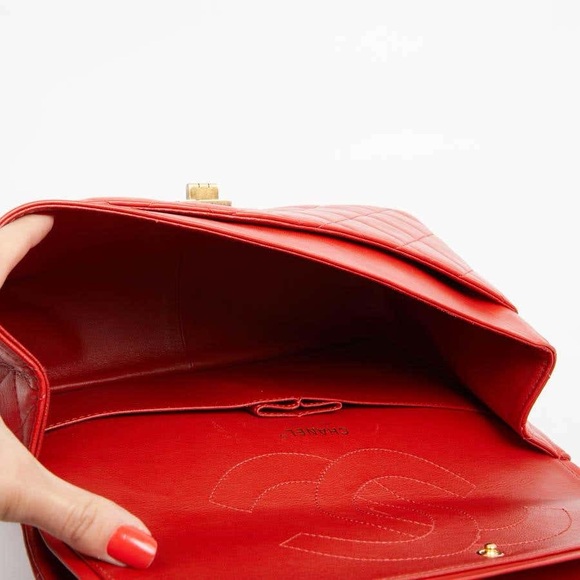 Chane Calfskin Quilted 2.55 Reissue 226 Flap Red. - Picture 8 of 12